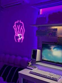 1pc USB Powered Neon Sign LED Decorative Light, Suitable For Room, Bar, Shop, Club, Man Cave, Nightclub, Party Decor