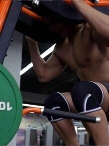 AOLIKES 1 Pair 7mm Neoprene Knee Sleeves Compression Knee Support For Weight Lifting, Squats, Fitness, Strength Training Gym Accessories Knee Support Sports Knee Pads Gym Knee Pads - Multicolor - View 8