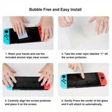 One Or Two Pieces Of Tempered Glass Film For Screen Protectors, Advanced High-Definition Transparent Scratch Resistant Screen Protectors, Switch Tempered Protective Film