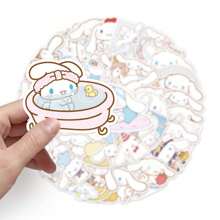 50PCS Cute Cinnamoroll Anime Cartoon Sanrio Stickers Fun Decals Gifts DIY Diary Suitcase Scrapbook Phone Laptop Kawaii Cute Sticker Gift - Multicolor - View 1