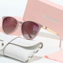 RIVSAR 女士偏光太阳镜，适合户外骑行、钓鱼、驾驶、旅行派对，是夏季海滩度假、户外、旅行的理想礼物之选 - 彩色 - 查看 2