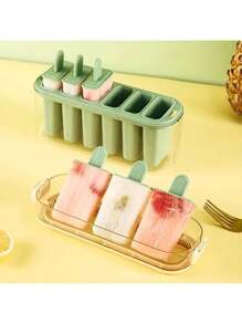 New Creative Ice Cream Mold, Homemade DIY Ice Pop Maker, Portable Sealed Ice Lolly Mold Box, Holiday Gift - Multicolor - View 1