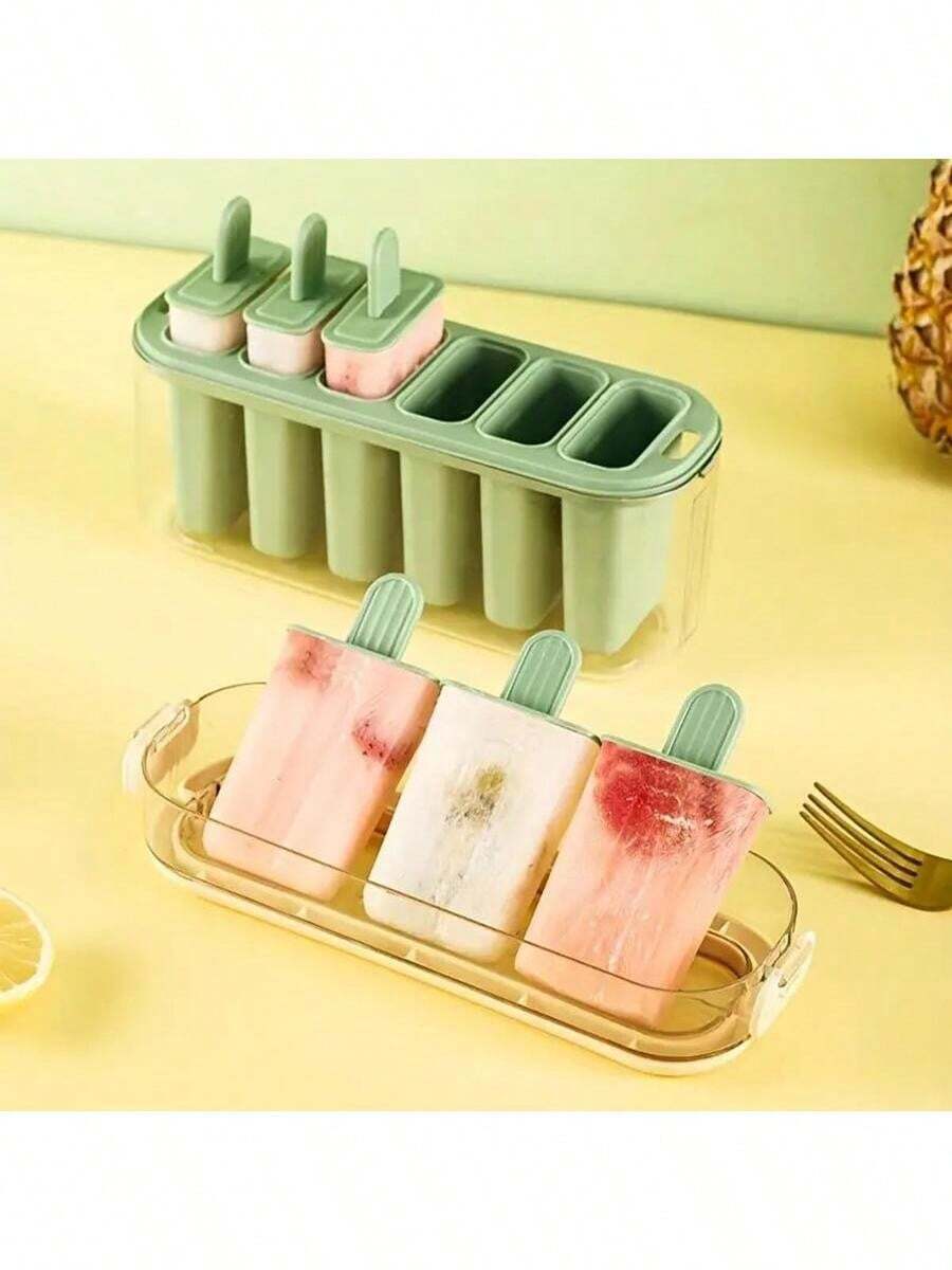 New Creative Ice Cream Mold, Homemade DIY Ice Pop Maker, Portable Sealed Ice Lolly Mold Box, Holiday Gift - Multicolor - View 1