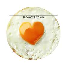 Funny Egg Blanket, Soft Plush Round Novelty Blanket For Bed Couch Or Travel, Birthday Gifts For Women Men