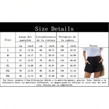 Women's Casual Shorts High Waist Casual Shorts Tie Elastic Waist - 綠色 - 查看 4