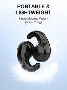 GENAI Mini écouteurs de sommeil, écouteurs sans fil 5,3 intra-auriculaires légers avec microphone intégré, IPX5 étanche, son premium immersif parfait pour dormir, s'entraîner, courir, faire du yoga, l'insomnie, les voyages en avion, la méditation