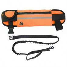New Reflective Pet Running Waist Pack Leash, Elastic Dog Running Leash, Anti-Pulling & Short Lead