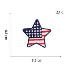 Écussons patriotiques vibrants à thermocoller - Appliqués brodés pour une décoration vestimentaire sans tracas - Idéal pour les festivités de la fête de l'indépendance, les jeans, les vestes et les projets artisanaux DIY