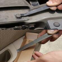 Juego de raspadores de acero inoxidable, raspadores ultra afilados que eliminan residuos de acero, aluminio y más, ofrecen un apalancamiento adicional - A - Ver 6