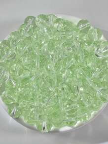 Transparent Glass Round Beads, Icy Clear Glass Beads For DIY Jewelry, Bracelets, Necklaces, Garment Weaving