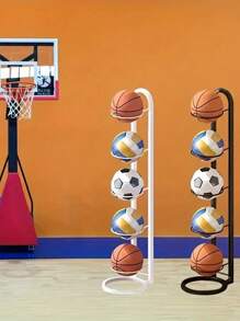 Sports & Outdoor Gear, Sports Apparel And Equipment, Team Sports, Football, Basketball, Volleyball Gear And Accessories, Football Storage Rack Suitable For Bedroom, Garage, Home Indoor Use