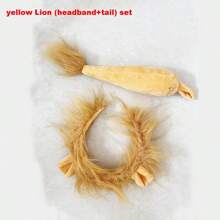 1pc King Of The Forest Big Lion Headband, Animal Lion Ears Headband, Costume Prop Lion Headband, Lion Ears Headband, Animal Cow Ears Headband, Animal Sheep Ears Headband - Suitable For Halloween, Christmas Costumes