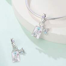1 stuk verzilverde tarot wereldkaart keizerin kaart scepter een levenskracht kracht orthoker gerechtigheid zwaarden keizer kelk kaart hanger geschikt voor doe-het-zelf sieraden maken originele armband ketting kralen dames sieraden verjaardagscadeau moeder dochter dochter valentijnsdag herdenkingscadeau