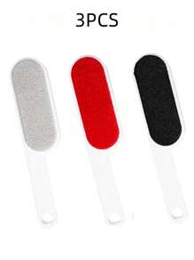 SHEIN2025 Gift For Pet Owners - Double Sided Electrostatic Hair Remover Brush, Reusable Pet Adhesive Brush, Powerful Dust Removal Brush Suitable For Sofas/Beds/Clothing(Suitable For Both Cats And Dogs)