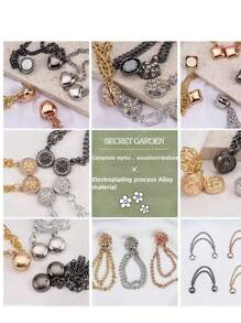 Magnetic Leg Cuffs Fastener, Seamless Cuff & Hem Clips Adjustable Pants Bottom Fixator, Convert Long Pants To Short - Rose Gold - View 2