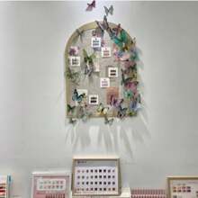 18pcs/36pcs Butterfly Decorative Packaging Background Wall DIY Photo Props Photo Stereo Butterfly - Multicolor - View 8