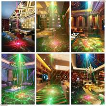 Mslitely USB-Powered Party Laser Light With Sound Control - Perfect For Disco, Clubs, KTV, Bars & Home Parties - Includes Tripod Stand
