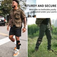 1pc Outdoor Tactical Magnetic Leg Holster, Hidden Design, Compatible With G42, G27, G26, S&W M&P Shield 9mm, Universal For Both Left And Right Legs