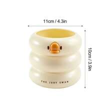 1 件可爱卡通塑料笔筒，多功能桌面文具收纳杯，返校，学校用品，铅笔盒，铅笔袋，书包 - 均碼 - 查看 6