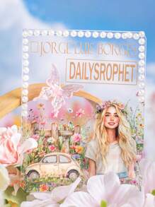 3 卷花卉和人物主题装饰和纸胶带套装，“花园时刻”系列，适用于剪贴簿 - 彩色 - 查看 4