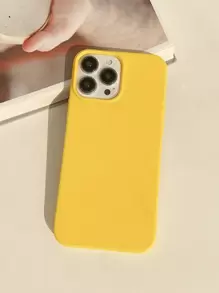 White Color Solid Anti-Fall Phone Case