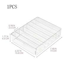 Makeup Storage Box, Suitable For Eyeshadow Palette Storage Box, 7-Segment Separation Makeup Palette Storage Box, For Dressing Table Drawer Countertop Modern Cosmetic Storage