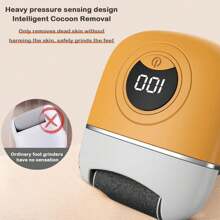 1 szt. Elektryczny pilnik do usuwania odcisków, szlifierka do pielęgnacji stóp z 3 głowicami i 2 prędkościami, IPX6 wodoodporny przenośny akumulatorowy elektryczny pilnik do usuwania odcisków, narzędzie do pielęgnacji stóp pilnik do szorowania stóp dla mężczyzn i kobiet