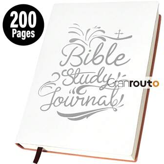 Granrouto 学习日记本 - S.O.A.P 方法学习用品 教堂笔记 笔记本 每日灵修笔记本 祈祷日记 笔记记录和日记本套装 信仰宗教礼物 男女皆宜