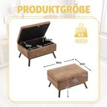 Mid-Century moderne quadratische Couchtisch Ablagebank, montiert, geeignet für Wohnzimmer, Eingangsbereich und Familienzimmer, verwendet als Couchtisch, Steigbügel, Schuhbank