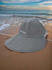 1 件宽边太阳帽，适合海滩旅行，防晒设计，节日、春夏季的完美礼物 - A - 查看 8