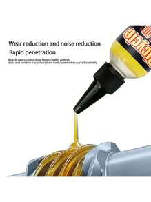 1 Stück 300ml Fahrrad-spezifisches Schmiermittel, Outdoor-Schmiermittel für Kette, Federgabel, Schwungrad, geeignet für Fahrradteile