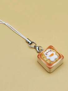 1个/3个热熔树脂3D日式可爱猫咪面包手机挂件小猫吐司钥匙扣可爱挂绳吊坠包包完美汽车配件包包挂饰背包上学卡通哥特Y2K万圣节配件教师节圣诞节礼物创意包包挂绳带证件夹汽车配件包包挂饰汽车配件朋友姐妹 - 彩色 - 查看 6