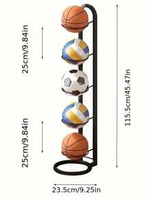 Sports & Outdoor Gear, Sports Apparel And Equipment, Team Sports, Football, Basketball, Volleyball Gear And Accessories, Football Storage Rack Suitable For Bedroom, Garage, Home Indoor Use