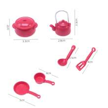 Dollhouse Mini Kitchen Accessories, Baking Tools Model Parts, Mini Hand Mixer, Sweet Box, Egg Tray, Miniature Kitchen Food Toy, Baking Scene BJD Mini Cookies, Bread, Cooking Gloves, Apron