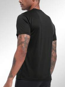 HOPLYNN paquete de 6 camisetas de entrenamiento para hombre de manga corta, tops activos atléticos de cuello redondo para correr
