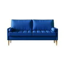 67.7'' 3 Seater Sofa Couch For Living Room, Modern Sofa,Small Couches For Small Spaces,Upholstered 3-Seater Couch For Bedroom, Apartment, Home Office, Tool-Free Assembly - Blue - View 10