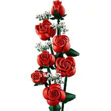 LEGO Bộ đồ chơi xếp hình bó hoa hồng Botanicals 10328 - Trang trí phòng và nhà cửa, chủ đề âm nhạc/mùa cưới, món quà sinh nhật hoàn hảo cho người lớn. - Nhiều màu - Xem 4