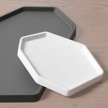 1 pieza Molde de bandeja de silicona asimétrico, molde de colada para hacer joyas de resina epoxi y yeso, apto para bandejas de decoración del hogar, elaboración de regalos hechos a mano