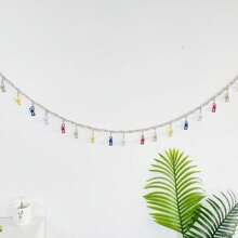 1 套动物玩具收纳吊床大号玩偶角落填充动物收纳装饰品 - 可爱悬挂毛绒玩具网儿童婴儿育儿室卧室房间装饰 - 彩色 - 查看 3