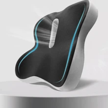 1 件办公室座垫，汽车座椅防疲劳尾骨座垫，缓解尾骨和痔疮 - 彩色 - 查看 2