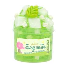 70ml Kit de Geleia em Cubo Crocante e Transparente - Geleia Fofa, Perfumada, Elástica e Não Grudenta com Folha, Brinquedos Granel para Prêmios de Crianças, Perfeito para Presente de Natal e Lembrancinhas de Festa