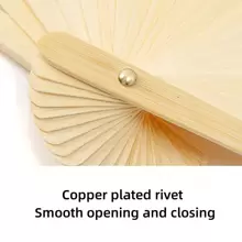 1 件女士肚皮舞扇子，优雅渐变色丝绸舞扇，舞蹈表演道具，适用于舞蹈训练和舞台表演 - 藍色 - 查看 5