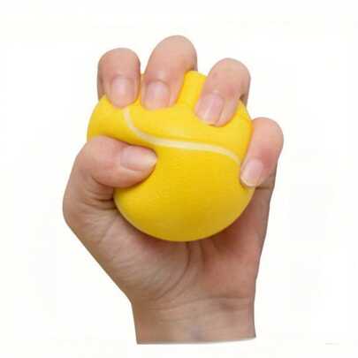 1 个手球 - 增强握力、手指和腕部肌肉 - 用于肌肉强化健身配件、运动、健身、家庭锻炼、手握力