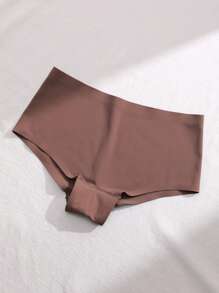 Set de 5 bragas tipo hipster sin costura y de alta elasticidad para mujeres - Multicolor - Ver 5