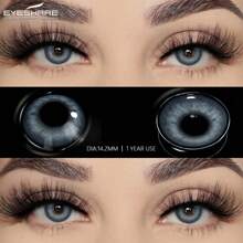 Eyeshare 1Pair Kleur Contactlenzen Voor Ogen Zacht Blauw Schoonheid Pupillen Bruine Oogmake-up Kleurrijke Contact Grijze Ooglenzen Jaarlijks Gebruik Cosmetische Groene Contactlenzen