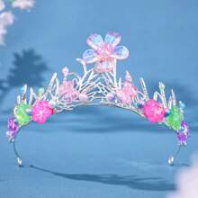 Tiara Feita à Mão com Tema Marinho, Coroa de Tiara com Estrela-do-mar e Concha para Princesa, Festa de Aniversário, Apresentação do Oceano, Halloween - Multicolorido - Visão 3