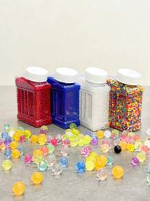 40000pcs Water Absorbing Gel Beads/Bubble Beads, With A Diameter Of 1-2mm Before Water Absorption, Can Expand To A Diameter Of 7-8mm After Water Absorption, Can Keep Water For A Long Time, And Can Be Used For Vase Filling And Soilless Cultivation, As Well As Christmas, Halloween, Thanksgiving Decoration, Wedding Center Decoration Gifts Birthday Graduation