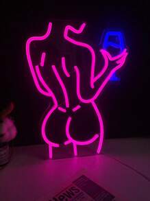 1pc USB Powered Neon Sign LED Decorative Light, Suitable For Room, Bar, Shop, Club, Man Cave, Nightclub, Party Decor