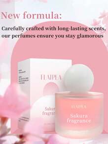 50ml樱花限量版女士香水-薰衣草花香香氛喷雾，清新花香，持久自然香气，少女气息十足，适合送给女朋友的礼物，春季畅销品，便携式喷雾设计，淡粉色和紫色温和香味，学生必备 - 50ML - 查看 5