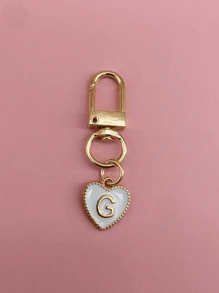 HAILIAN A Bag Pendant Designed Based On English Letters, With A Fashionable And Simple Style, Suitable For Halloween Costume Matching, Suitable For College Students And Elementary School Students Bag Pendant, Car Keychain, Birthday, Holiday, Back To School Season, Halloween Small Gifts - White - View 31